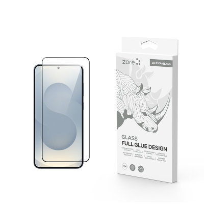 Galaxy S26 Zore Rika Premium Tempered Glass Screen Protector Şeffaf