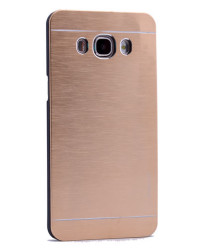Galaxy S3 Kılıf Zore New Motomo Kapak Gold