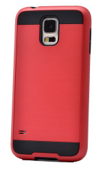 Galaxy S5 Kılıf Zore Kans Kapak Kırmızı