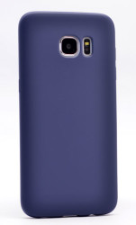 Galaxy S6 Case Zore Premier Silicon Cover Navy blue
