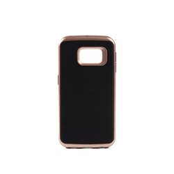 Galaxy S6 Edge Case Zore İnfinity Motomo Cover Rose Gold