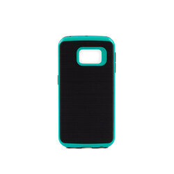 Galaxy S6 Edge Case Zore İnfinity Motomo Cover Turquoise