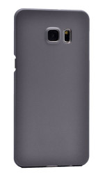 Galaxy S6 Edge Plus Kılıf Zore 3A Rubber Kapak Füme