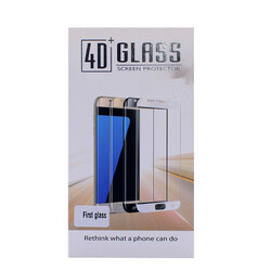 Galaxy S6 Edge Plus Zore 4D First Glass Cam Ekran Koruyucu Gold