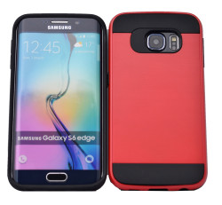 Galaxy S6 Kılıf Zore Kans Kapak Kırmızı
