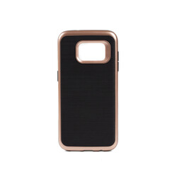 Galaxy S7 Edge Case Zore İnfinity Motomo Cover Rose Gold