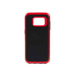 Galaxy S7 Edge Case Zore İnfinity Motomo Cover Red