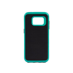Galaxy S7 Edge Case Zore İnfinity Motomo Cover Turquoise