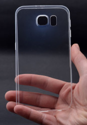 Galaxy S7 Edge Kılıf Zore İmax Silikon Kılıf Renksiz