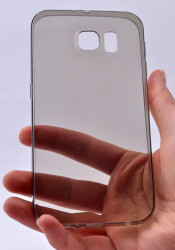 Galaxy S7 Kılıf Zore İmax Silikon Kılıf Füme
