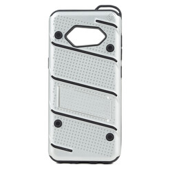 Galaxy S8 Case Zore Iron Cover Grey