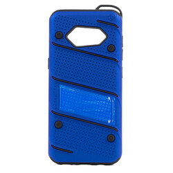 Galaxy S8 Case Zore Iron Cover Blue