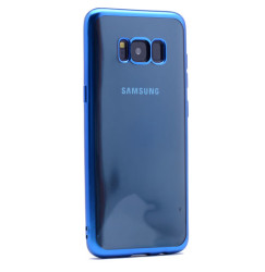 Galaxy S8 Kılıf Zore Lazer Kaplama Silikon Mavi