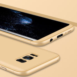 Galaxy S8 Kılıf Zore Ays Kapak Gold