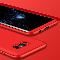 Galaxy S8 Kılıf Zore Ays Kapak Kırmızı