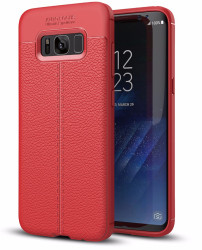 Galaxy S8 Kılıf Zore Niss Silikon Kapak Kırmızı