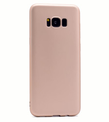 Galaxy S8 Kılıf Zore Premier Silikon Kapak Gold