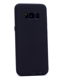 Galaxy S8 Kılıf Zore Youyou Silikon Kapak Siyah