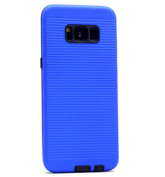 Galaxy S8 Kılıf Zore Youyou Silikon Kapak Mavi