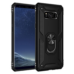 Galaxy S8 Plus Case Zore Vega Cover Black