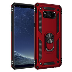 Galaxy S8 Plus Case Zore Vega Cover Red