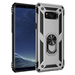 Galaxy S8 Plus Case Zore Vega Cover Grey