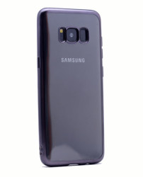 Galaxy S8 Plus Kılıf Zore Lazer Kaplama Silikon Siyah