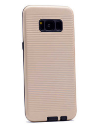 Galaxy S8 Plus Kılıf Zore Youyou Silikon Kapak Gold