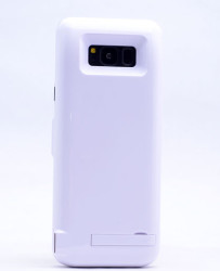 Galaxy S8 Plus Şarjlı Kılıf Harici Batarya Beyaz