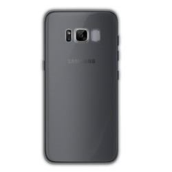 Galaxy S8 Plus Kılıf Zore Ultra İnce Silikon Kapak 0.2 mm Füme