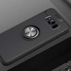 Galaxy S8 Plus Kılıf Zore Ravel Silikon Kapak Siyah