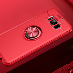 Galaxy S8 Plus Kılıf Zore Ravel Silikon Kapak Kırmızı