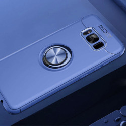 Galaxy S8 Plus Kılıf Zore Ravel Silikon Kapak Mavi