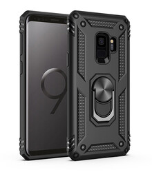 Galaxy S9 Case Zore Vega Cover Black