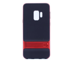 Galaxy S9 Kılıf Zore Standlı Verus Silikon Kırmızı