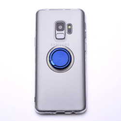 Galaxy S9 Kılıf Zore Les Silikon Mavi