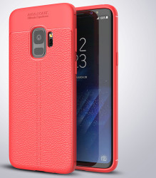 Galaxy S9 Kılıf Zore Niss Silikon Kapak Kırmızı