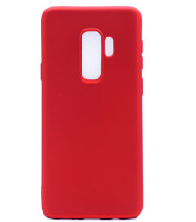 Galaxy S9 Kılıf Zore Premier Silikon Kapak Kırmızı