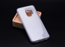 Galaxy S9 Kılıf Zore Shining Silikon Gümüş