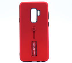 Galaxy S9 Plus Kılıf Zore Olive Standlı Kapak Kırmızı