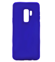 Galaxy S9 Plus Kılıf Zore Premier Silikon Kapak Saks Mavi