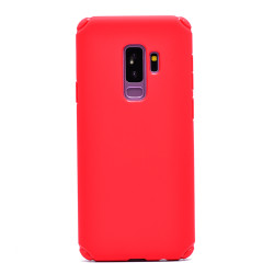 Galaxy S9 Plus Kılıf Zore Stop Silikon Kırmızı