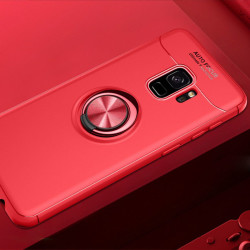 Galaxy S9 Kılıf Zore Ravel Silikon Kapak Kırmızı