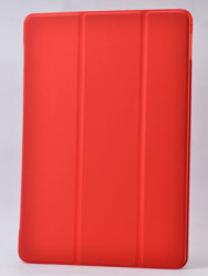 Galaxy Tab 3 Lite 7.0 T110 Zore Smart Cover Standlı 1-1 Kılıf Kırmızı