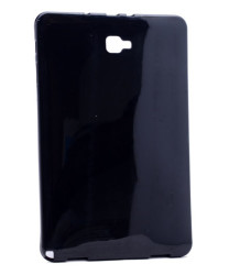 Galaxy Tab A 10.1 2016 P580 Kılıf Zore Tablet Süper Silikon Kapak Siyah