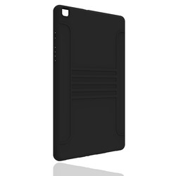 Galaxy Tab A 8.0 (2019) T290 Kılıf Zore Beg Tablet Silikon Siyah