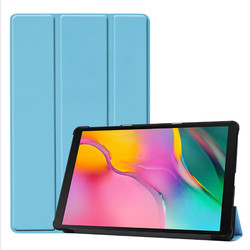Galaxy Tab A 8.0 (2019) T290 Zore Smart Cover Stand 1-1 Case Blue
