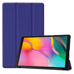 Galaxy Tab A 8.0 (2019) T290 Zore Smart Cover Stand 1-1 Case Navy blue