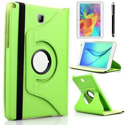 Galaxy Tab A T550 9.7 Zore Rotatable Stand Case Green