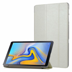 Galaxy Tab A T590 Zore Smart Cover Standlı 1-1 Kılıf Beyaz